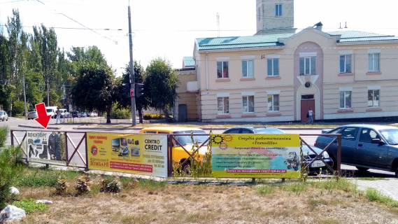Нестандарт B в Кременчуге пр. Свободи - вул. Переяславська № 8 (1 х 2 м.) фото 1