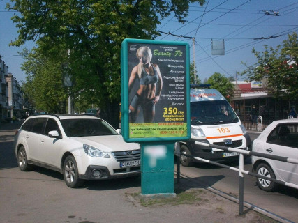 Ситилайт B в Кременчуге, 1,2х1,8  вул. Небесної сотні - вул. Університетська фото 1