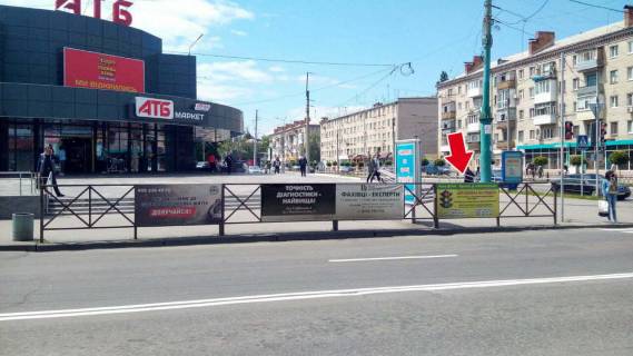 Нестандарт A в Кременчуге вул. Небесної сотні - вул Університетська, р-н АТБ № 3 (1 х 2 м.) фото 1