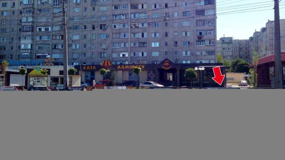 Нестандарт A в Кременчуге пр. Лесі Українки (вул. 50 років Жовтня), зупинка Козацька№ 13 (1 х 2 м.) фото 1
