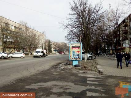Ситилайт A в Самар (Новомосковск), 1,2x1.8  ул.Гетьманская, 20 фото 1