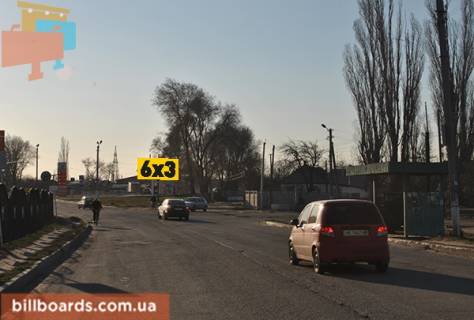 Billboard A in Samar (Novomoskovsk), 3x6  st.Suckova,66A Photo 1