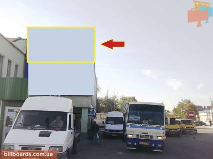 Billboard B in Samar (Novomoskovsk), 3x6  Zdanie avtovokzala Photo 1
