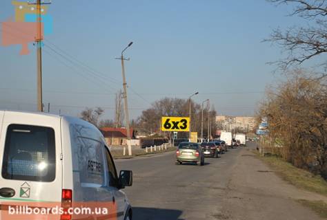 Billboard B in Samar (Novomoskovsk), 3x6  st.Suckova,68 Photo 1