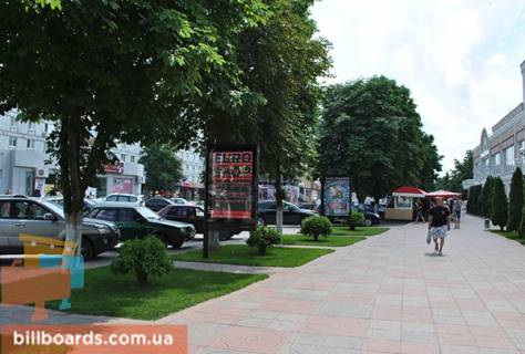 Ситилайт A в Самар (Новомосковск) (№2)  ул. Гетьманская, 39 ТЦ Украина видеоситилайт фото 1