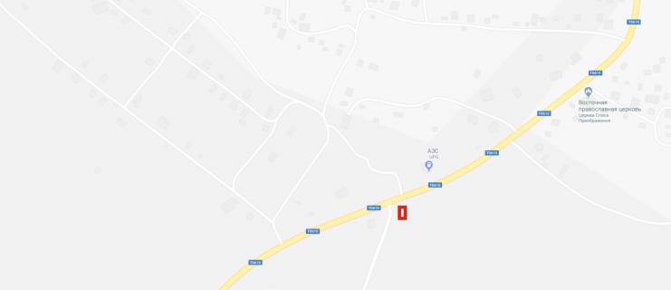 Билборд B в Баре В'їзд в Барські Чемериси навпроти АЗС схема