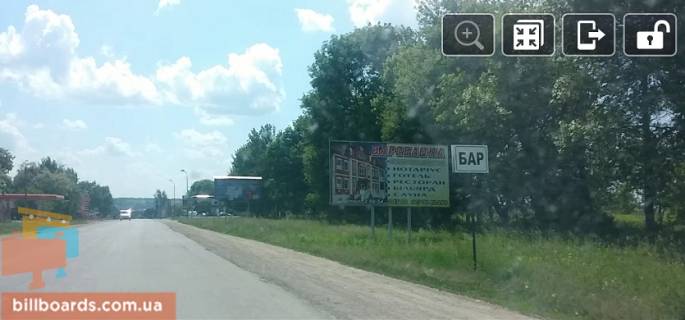 Билборд A в Баре В'їзд в м. Бар зі сторони Вінниці, 400 м до АЗС ОККО фото 1