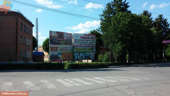 Билборд A в Баре вул. Героїв майдану/ вул.Комарова, нижня права, поряд стадіон фото 1