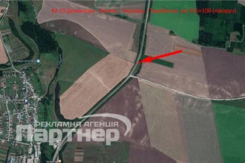 Билборд A в Тернополе  траса Тернопіль-Кременець схема