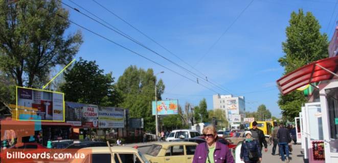 Билборд A в Тернополе, 3х6  Торговиця вул. (Живова) фото 1