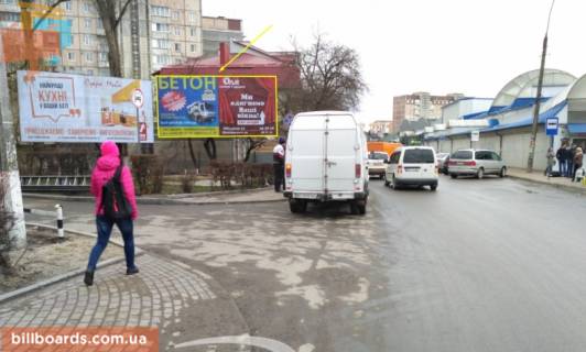 Білборд, Бігборд (Борд)  A у Тернополі, 3х6  Торговиця вул. (Живова) Фото 1