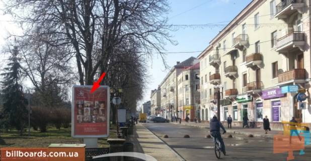 Citylight B in Ternopil, 1,2х1,8  bul'var T. Sevcenka Photo 1