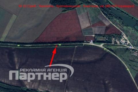 Билборд B в Тернополе  траса Тернопіль-Хмельницький схема