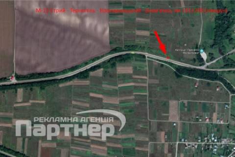 Билборд A в Тернополе  траса Тернопіль-Хмельницький схема