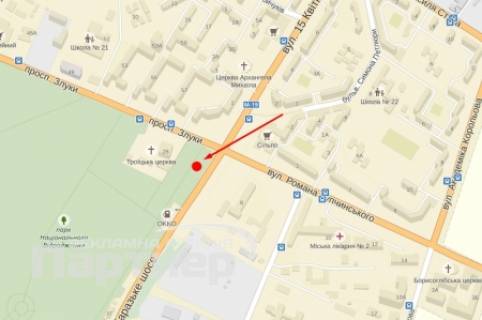Билборд B в Тернополе, 3х6  15 Квітня схема