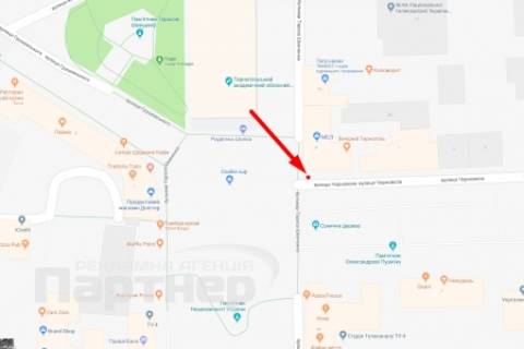Ситилайт A в Тернополе, 1,2х1,8  Чорновола схема