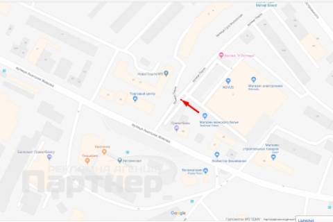 Ситилайт A в Тернополе, 1,2х1,8  Торговиця вул. (Живова) схема