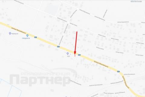 Билборд A в Тернополе Ланівці схема