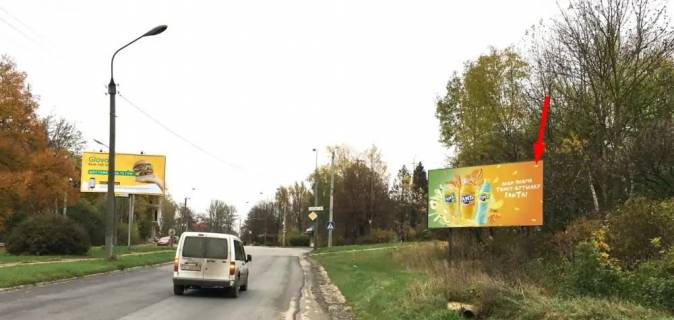 Билборд A в Тернополе, 3х6  Бережанська фото 1