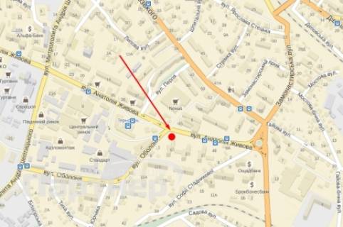 Билборд A в Тернополе, 3х6  Торговиця вул. (Живова) схема