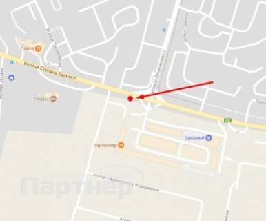 Билборд A в Тернополе, 3х6  С. Будного схема