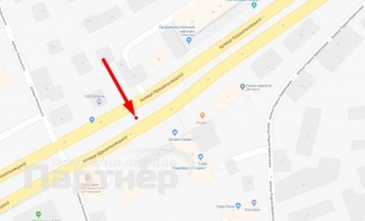 Билборд B в Тернополе, 3х6  С. Крушельницької схема