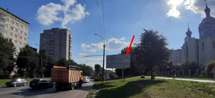Білборд, Бігборд (Борд)  A у Тернополі, 3х6  15 Квітня Фото 1