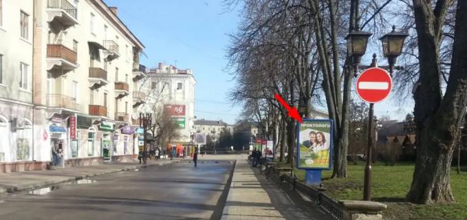 Сiтiлайт B у Тернополі, 1,2х1,8  бульвар Т. Шевченка Фото 1