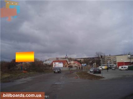 Білборд, Бігборд (Борд)  B у Ужгороді вул.Собранецька,146-Миколи Леонтовича (Грибоєдова), район аеропорту, напрям-центр Фото 1