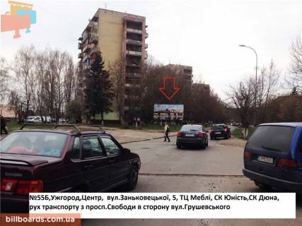 Billboard B in Beregovo st.Zan'kovec'koi,3,v storonu st.Grusevs'kogo Photo 1