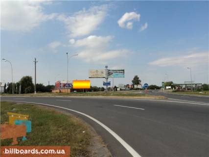 Билборд A в Берегово вул.Гагаріна, трансп.кільце, АЗС ОККО, в'їзд зі сторони м.Мукачево, напрям.-вул.Гагаріна фото 1
