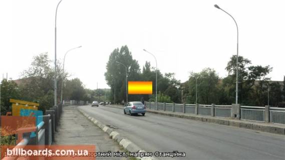 Билборд A в Берегово вул.Анкудінова(транспортний міст), напрям-Станційна фото 1
