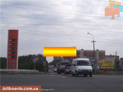 Білборд, Бігборд (Борд)  A у Мукачеві вул.Д.Галицького (обмежувач руху висогогабаритів), в'їзд до міста з трасу Київ-Чоп, напр.-центр Фото 1
