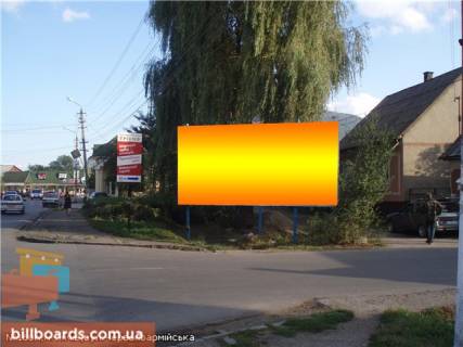 Билборд A в Берегово вул.Червоноармійська (Маркет Фуршет), напрям-центр фото 1