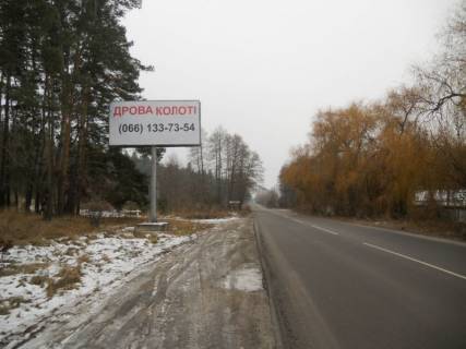 Билборд B в Пуховке с. Пуховка, ул. Радгоспная, в'їзд фото 1