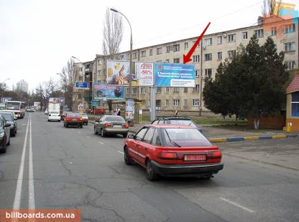 Білборд, Бігборд (Борд)  A у Одесі Среднефонтанская пл. правый Фото 1