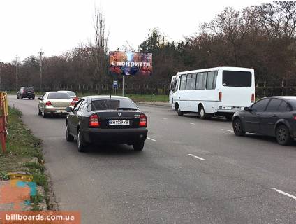 Билборд A в Одессе, 3х6  Південна дорога -санаторій "Молода гвардія" фото 1