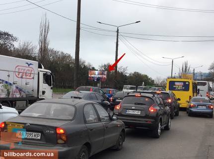 Билборд B в Одессе, 3х6  Південна дорога -санаторій "Молода гвардія" фото 1