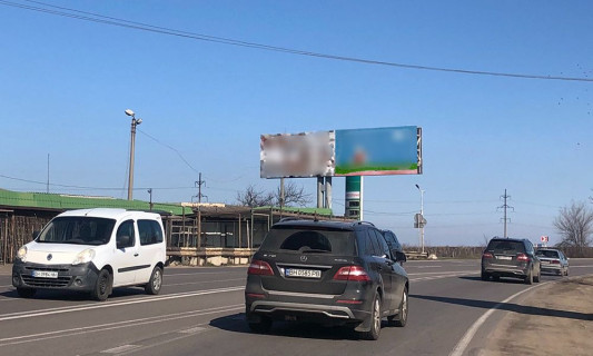 Білборд, Бігборд (Борд)  A у Одесі Одесса-Чорноморськ (Іллічівськ)-Сухой лиман(Цветочный рынок) Фото 1