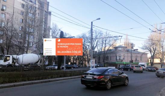 Билборд A в Одессе, 3х6  Адміральський пр-т - вул.Суднобудівна фото 1