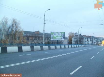 Билборд B в Луцке, 3*6  від просп. Перемоги до просп. Соборності, міст (1й від 5ї школи) фото 1