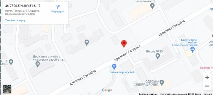 Призма A в Одессе Лесі Українки просп. (Гагаріна просп.)-6  ПРИЗМА - 499552 схема