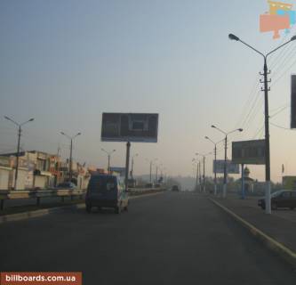 Billboard B in Chernivtsi, 6x3  Kalinivs'ka (viizd z Kalin.r.) Photo 1