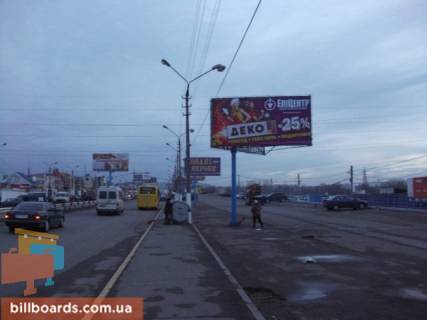 Билборд A в Черновцах, 6x3  Калинівський ринок 3 фото 1