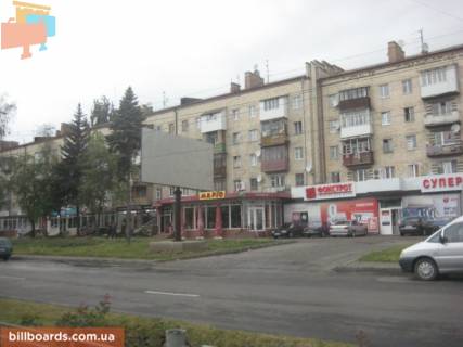 Білборд, Бігборд (Борд)  A у Чернівцях, 6x3  пр.Незалежності(біля Фокстроту) Фото 1