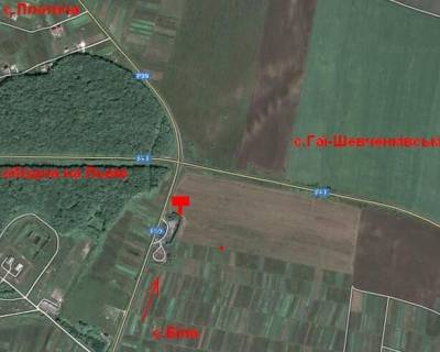 Билборд A в Тернопільських трасах, 3х6  Тернопіль - Біла А (з міста) схема