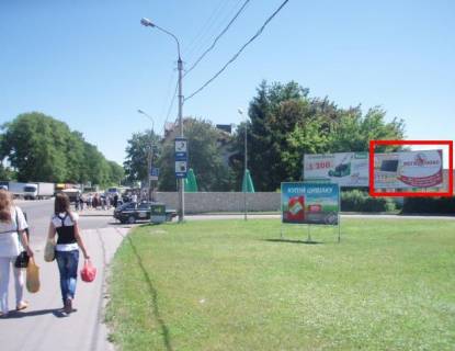 Билборд A в Тернополе, 3х6  Збаразьке кільце - АЗС "ОККО" зправа фото 1