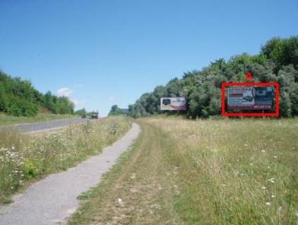 Билборд A в Тернопільських трасах, 3х6  Бережанська - Підгороднє А (в місто) на підйомі зправа фото 1