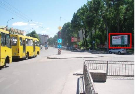 Билборд A в Тернополе, 3х6  Торговиця вул. (Живова) -  автовокзал фото 1