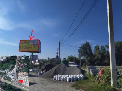 Billboard B in Ternopil, 3х6  st. Budnogo - povorot na central'nij rinok (zprava) Photo 1